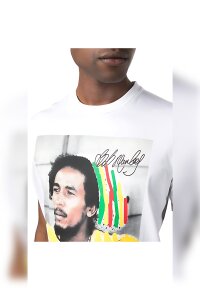 Dsquared2 Bob Marley Logo T-Shirt Weiß Herren