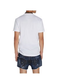 Dsquared2 ICON Sunset T-Shirt Weiß Herren