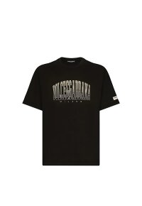 Dolce & Gabbana T-Shirt mit Logo Print Schwarz