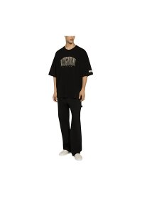 Dolce & Gabbana T-Shirt mit Logo Print Schwarz
