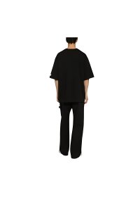 Dolce & Gabbana T-Shirt mit Logo Print Schwarz