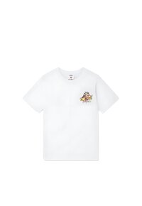 Casablanca Print T-Shirt Weiß