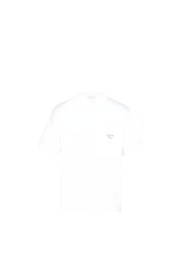Prada Re-Nylon T-Shirt Weiß