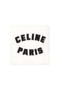 Celine Paris Logo T-Shirt Weiß