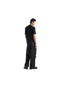 Prada T-Shirt mit Logo Applikation Schwarz