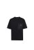 Prada T-Shirt mit Logo Applikation Schwarz Herren