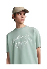 Dior Handwritten Christian Dior T Shirt Herren grün