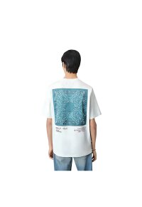 Amiri Bandana Logo T-Shirt Weiß