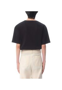 Valentino Garavani Logo Print T Shirt Schwarz Herren