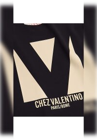 Valentino Garavani Logo Print T-Shirt Schwarz