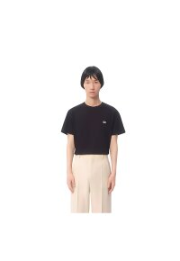 Valentino T-Shirt mit VLogo Patch Schwarz