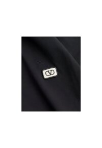Valentino T-Shirt mit VLogo Patch Schwarz