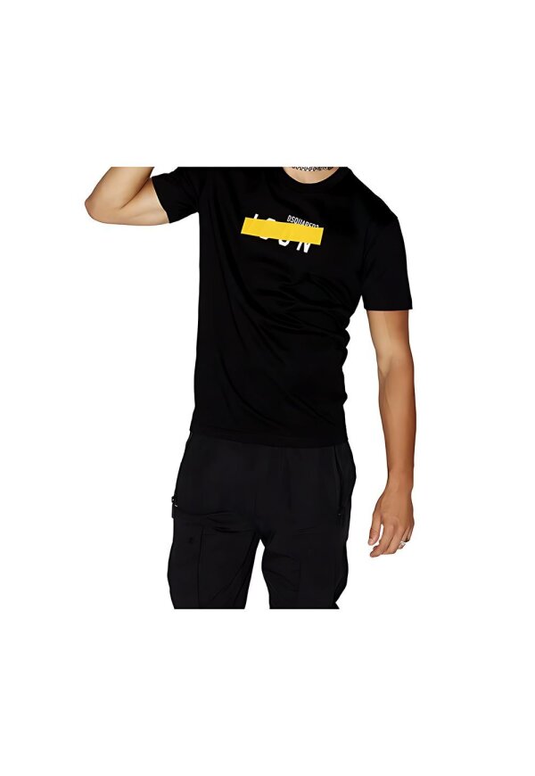 Dsquared2 Be Icon T Shirt Herren schwarz
