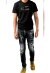 Dsquared2 Be ICON T-Shirt Schwarzes Tape