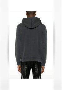 Courrèges stonewashed Pullover Grau