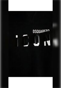 Dsquared2 Be ICON Tape Pullover Schwarz