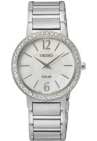 Seiko Solar Damenuhr silber SUP467P1