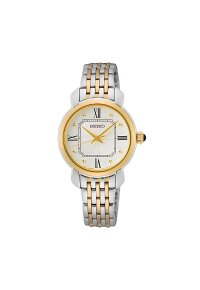 Seiko Neo Classic Damenuhr silber gold SUR498P1