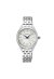 Seiko Classic Damenuhr silber weiß SUR537P1