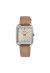 Seiko Classic Damenuhr silber braun Lederarmband SWR089P1