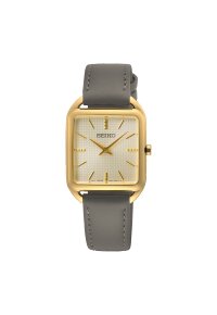 Seiko Classic Damenuhr gold Lederarmband SWR090P1