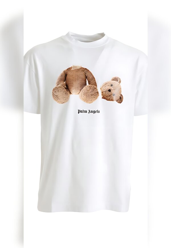 Palm Angels Broken Bear T-Shirt Weiß
