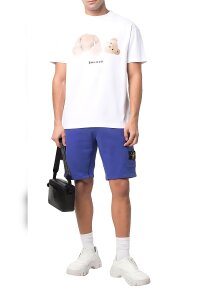Palm Angels Broken Bear T-Shirt Weiß