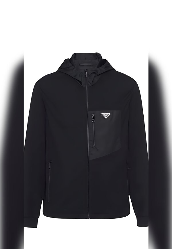 Prada Strickjacke Schwarz Herren