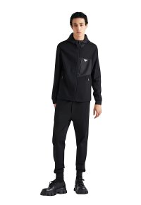 Prada Strickjacke Schwarz Herren