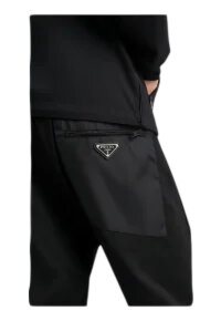 Prada Hose Baumwolle Re Nylon Schwarz Herren