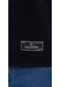 Valentino T-Shirt mit Logo Print in Schwarz Herren