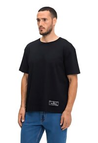 Valentino T-Shirt mit Logo Print in Schwarz Herren