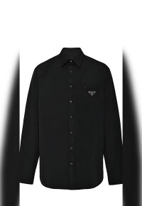 Prada Logo Patch Hemd