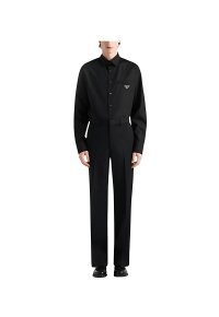 Prada Logo Patch Hemd
