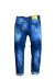 Dsquared2 Yellow Patch Distressed Denim Jeans Herren