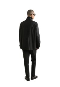 Dolce & Gabbana Hemd mit Logoplakette Schwarz