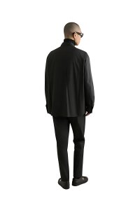 Dolce & Gabbana Hemd mit Logoplakette Schwarz