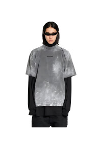 Balenciaga T-Shirt Grau Herren
