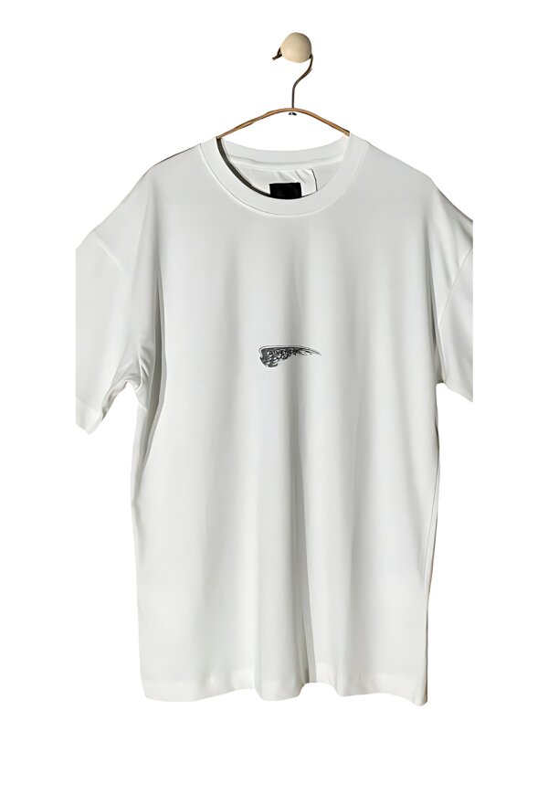 Givenchy Flügel Print T-Shirt Weiß Herren