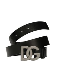Dolce&Gabbana Ledergürtel Schwarz