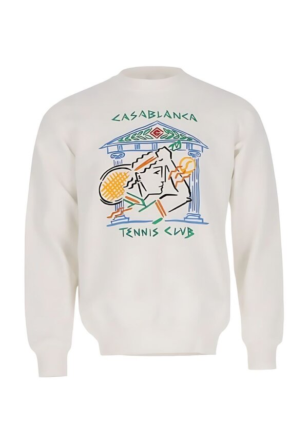 Casablanca Sweatshirt mit buntem Logoprint
