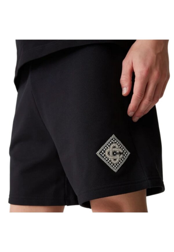 Casablanca Pearl Diamond Sweatshorts Schwarz