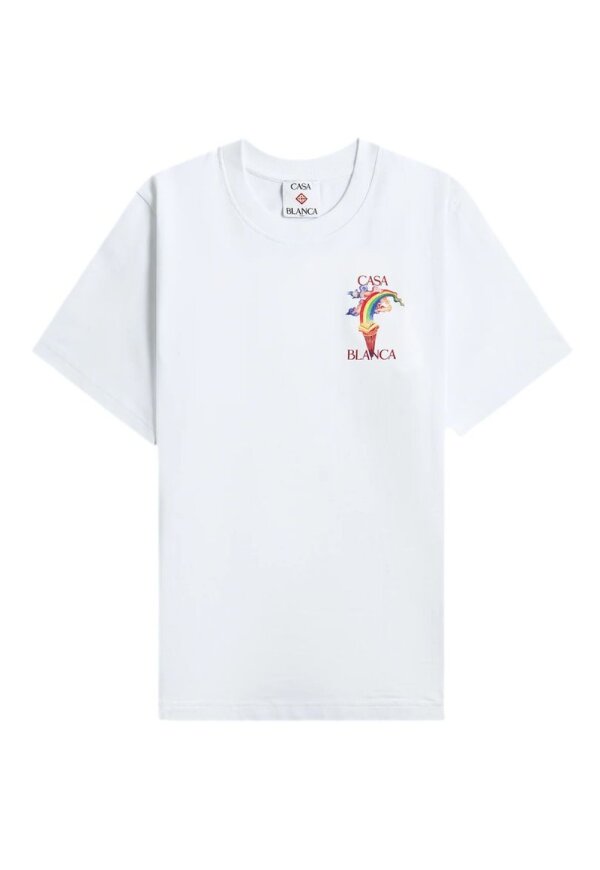 Casablanca T-Shirt weiß