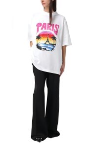 Balenciaga Tropical T-Shirt Weiß