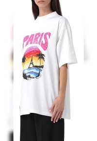 Balenciaga Tropical T-Shirt Weiß