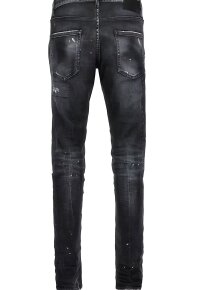 Dsquared2 Denim Jeans Tapered Fit Schwarz