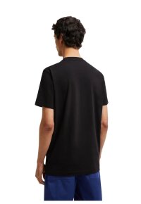 Moncler Logostickerei T-Shirt Schwarz