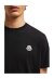 Moncler Logostickerei T-Shirt Schwarz