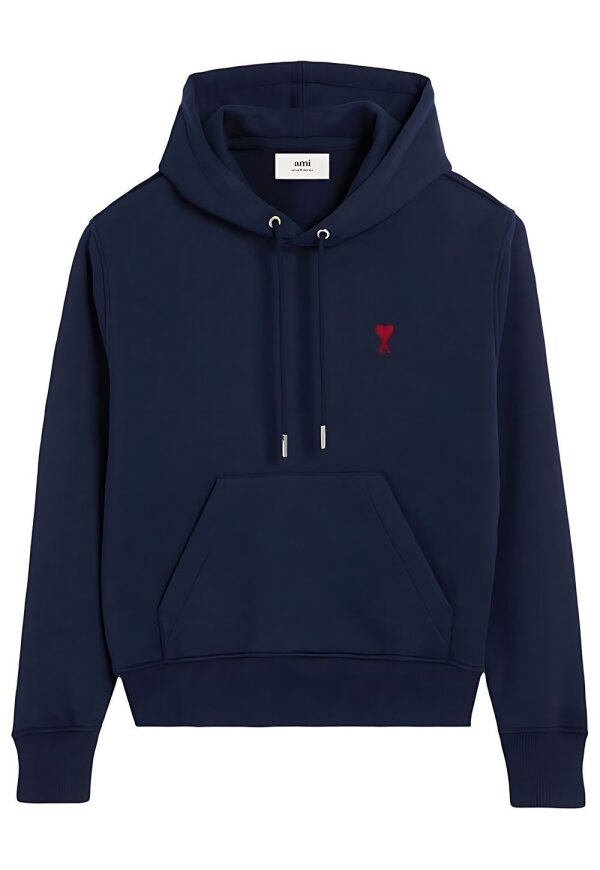 Ami Sweatshirt Blau mit Kapuze