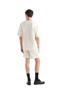 Prada T-Shirt mit Logo Emblem
